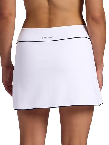 Head Women's Breakpoint Piping Skort, Standard Fit, Mid-Rise, Stretch Midweight Material, Built-in Compression Shorts - Image 3