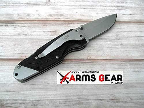 Amazon | ガーバー GERBER オブシディアン 直刃 折畳み ナイフ G1021 