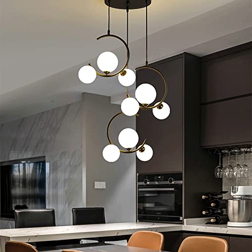 Chambre à Coucher réglable Lustre Éclairage Plafond Moderne 9xE27 - 2