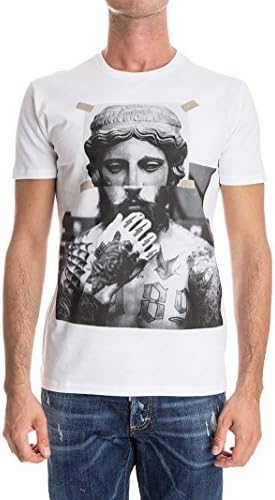 Men's PBJT150DB505S03 White Cotton T-Shirt