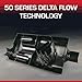 Flowmaster 50 Series Delta Flow® Chambered Muffler – 2.50” - Offset In/Offset Out – Moderate Sound – 16-Gauge Aluminized Steel – Perfect for daily-driven Performance Vehicles & Passenger Cars 942553