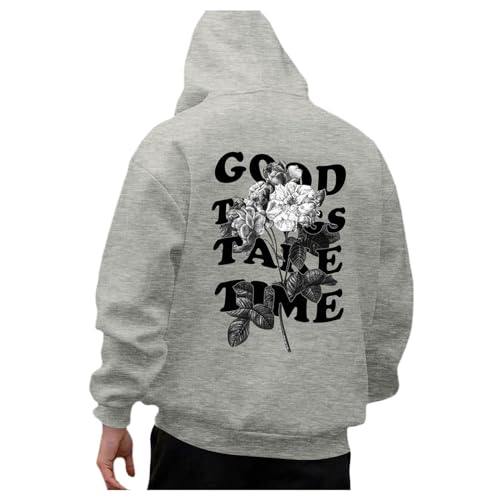 Mens Rose Graphic Hoodies Oversized Letter Graphic Sweatshirts Casual Long Sleeve Pullover Tops Y2K Aesthetic Hoodie2