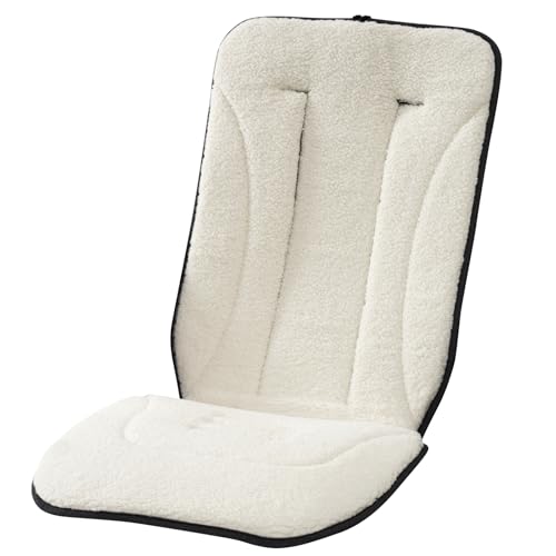 Momcozy Wendbares Sitzauflage Kinderwagen | Universelle atmungsaktive Sitzauflage | Winterwarme kinderwagen zubehör | Kissenauflage für Wiege/Tragewagen | Plüsch für den Winter & weicher Stoff
