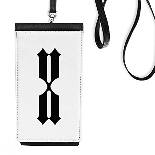 Sac téléphone en simili cuir noir idéal pour vos sorties urbaines