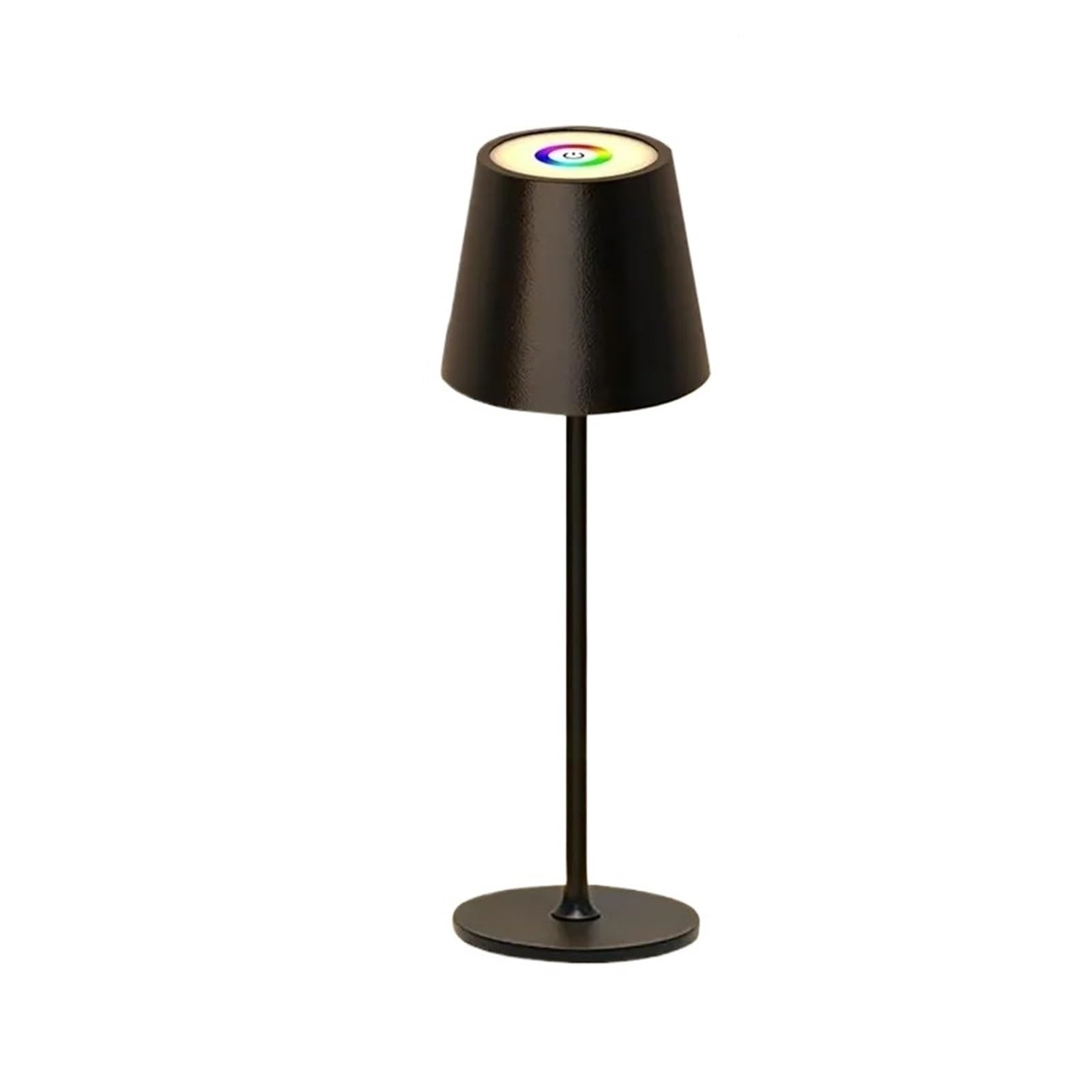 CKAFZMYJQBT RGB Cordless Table Lamp Touch Control Rechargeable Battery Desk Lamp 3 Adjustable Height 3 Colors Smooth Dimming for Dining