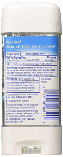 Dry Idea Clear Gel Antiperspirant/Deodorant, Powder Fresh - 3 oz miniatura 2