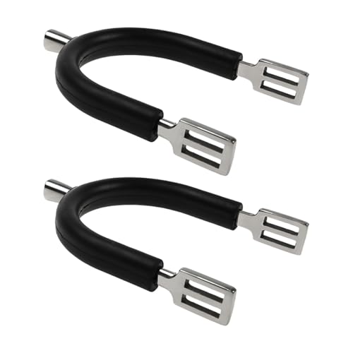 ゴムで覆われた馬ブーツ拍車ウエスタンボーイバンパー競技機器男性と女性のための耐久性のあるゴムで覆われた男性女性メンズローピング