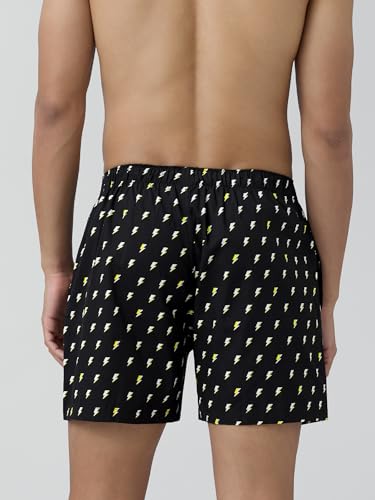 Image of XYXX Men's Remix Regular Fit Cotton Printed Boxer with Dual Pocket & No Marks Waistband (Pack of 2)