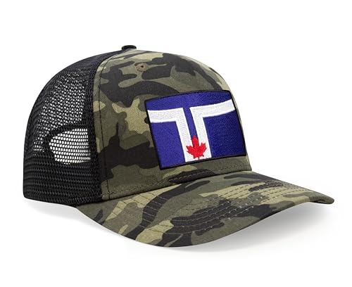 Image of International Tie City Hat for Men and Women, Adjustable Snapback Trucker Baseball Cap with Embroidered Patch