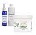 Sugar Wax Kit for Beginners 8 oz Standard Firm Wax with Toner and Powder For body, bikini, Brazilian, legs, face, eyebrows and chin By COCOJOJO