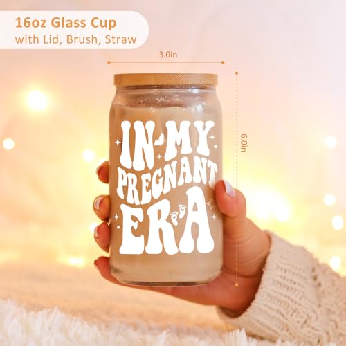 Taza de vidrio de café de 16 onzas Fairy's Gift para embarazadas 7