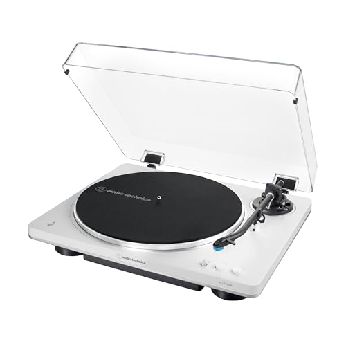 Giradiscos AT-LP70XBT blanco y negro: llena tu salón con vinilos inalámbricos 3