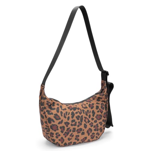 Image of Medium Nylon Crossbody Crescent Bag: Slouchy Style Shoulder Casual with Adjustable Strap