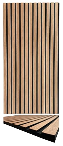 Paneles 3D de madera, decorativos paneles para pared y techo (11003B). Aislamiento acústico de fieltro de tereftalato de polietileno (PET)