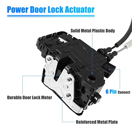 Image of X AUTOHAUX Front Left Power Door Lock Actuator Assembly Motor for Hyundai Elantra 2017-2020 81310-F2030 Front Driver Side Door Lock Latch Actuator Replace Door Latch Assembly Motor
