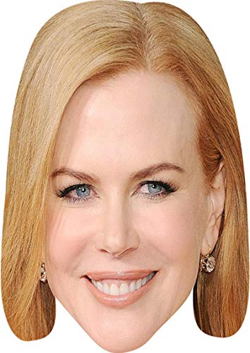 FoxyPrinting Nicole Kidman 2018 Tv Stars Celebrity Cardboard Party Face Mask Fancy Dress