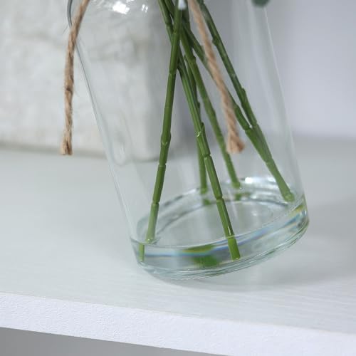 Artificial-Eucalyptus-Stems-in-Glass-Vase-with-Faux-Water-14-Fake-Plant-Eucalyptus-Leaves-for-Centerpiece-Table-Decorations-Office-Farmhouse-Wedding-Home-Decor-Green