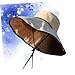 LIFKOME Double-Sided Khaki Bucket Hat for Women Lightweight Summer Sun Protection Cap with Windproof Rope Outdoor Beach Fishing Fashion Sunshade for Hiking Camping Gardening