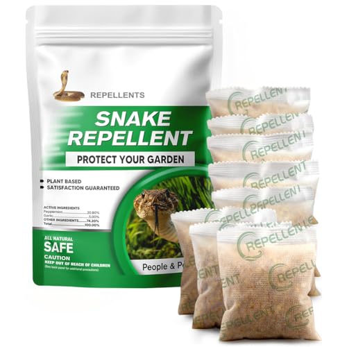 XLCKODY Snake Repellent for Yard, Snake Deterrent Outdoor, Snake Away Repellent for Garden/Lawn,...