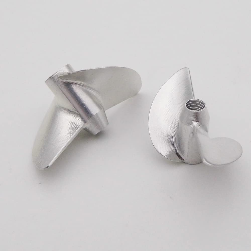 【Części zabawki zdalnego sterowania】 RC motorówka śmigło CNC gwint M4 śmigło aluminiowe 30mm 38mm 40mm dla RC łódź wyścigowa MONO1 MONO2 Hydro CAT -Materiały przyjazne dla środowiska (Color : 32mm)
