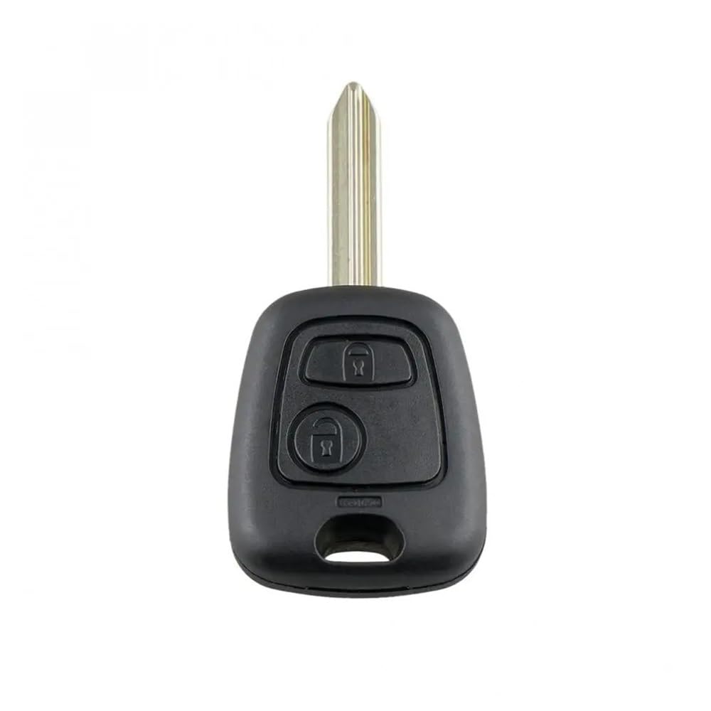 Carcasa para Llave de Coche Carcasa de Repuesto para Mando a Distancia de Coche de 2 Botones, Compatible con para Peugeot para Partner para Expert