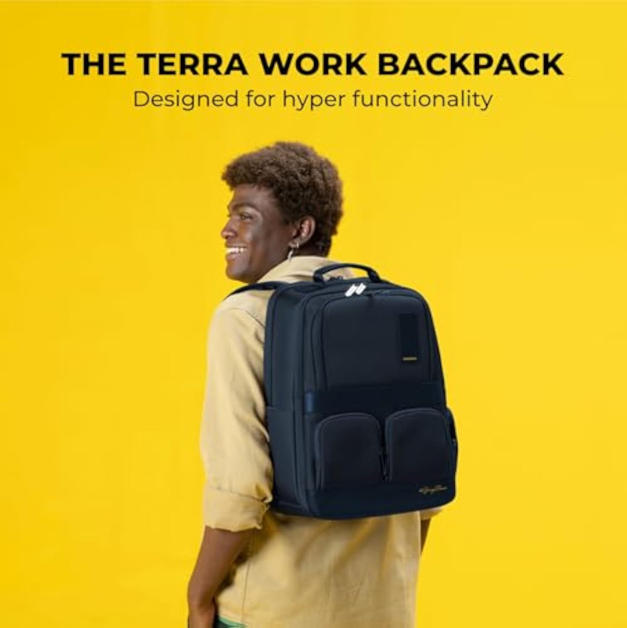 Terra Work 25L Laptop Backpack for Office Travel