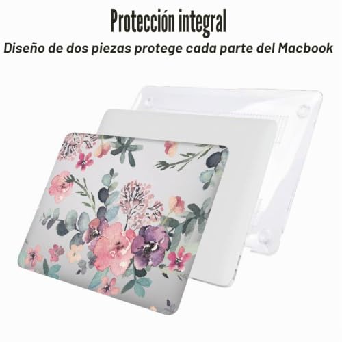 Funda compatible con MacBook Air 13,6 2024 A3113 carcasa protectora A2681 4