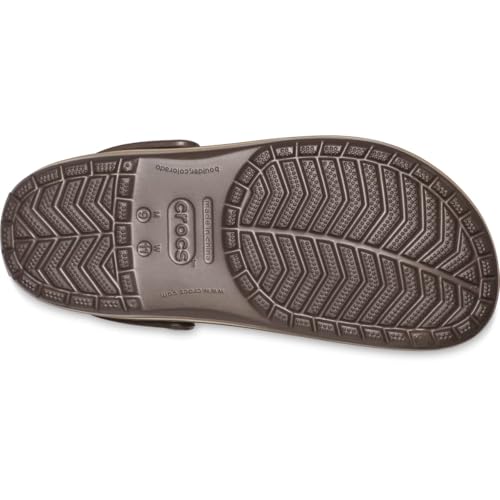 Image of Crocs Unisex Adults Crocband Clog Water Lightweight Pool Comfort Shoes - Black /White - M4 /W6