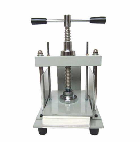 A5 150 x 215mm Manual Paper Press Machine Flatting Machine for Nipping Vouchers Invoices Stamp