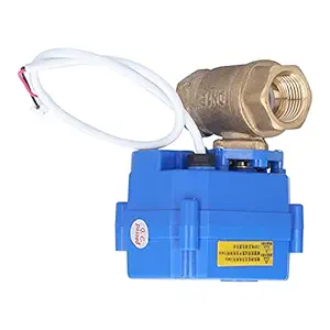 Ball Valve, DN15 Brass Straight Stainless Ball Valve with Switch Indication AC220V for Brass Ball Valve for Hydraulic Equipment'