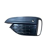 XIBEIKE Car Front Bumper Fog Light Lamp Grille Cover for BMW F16 M Sport 51118069333 51118069334 51118065933 51118058558 51118060891(Black-Left)