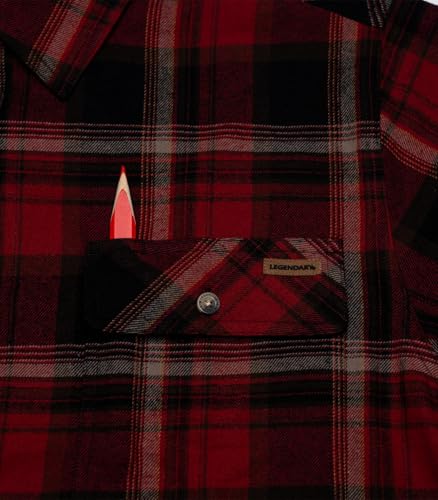 Legendary Whitetails Mens Flannel Long Sleeve Button Down 100% Cotton Shirt - image 7
