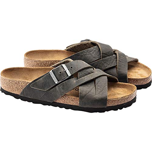 Image of Oiled Leather Lugano Sandals by Birkenstock