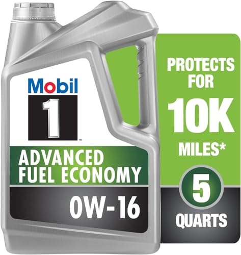 Mobil 1 0W-20 Advanced Fuel Economy Full Synthetic Motor Oil, 5 qt. 2 Pack
