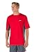 Speedo Men's Longview Short Sleeve Swim Tee Shirt, Atomic Red, Large