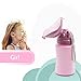 GoToSeeU Kids Portable Travel Urinal 500ml for Toddler Boys Girls Pee Training Emergency Toilet Potty for Car Trip Outdoor Camping on The Road Park Beach Travel Essentials