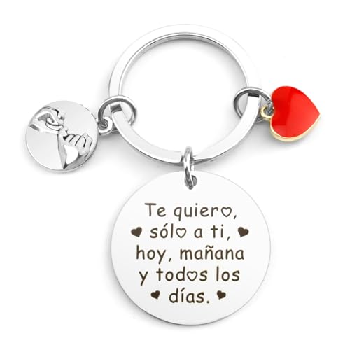 Imagen de Hisxierng Regalos Aniversario Parejas Llavero Regalo Parejas Novia Novio Regalos Para Mi Novio De Cumpleaños Regalo Aniversario Boda Navidad San Valentin Para Novia Parejas Hombre Mujer