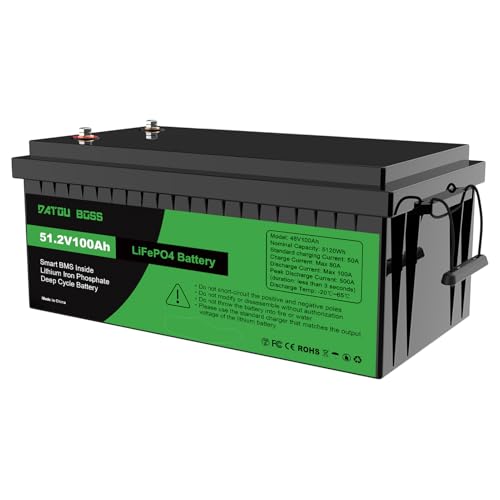 DATOUBOSS 48V 100Ah LiFePO4 Battery