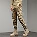 JEsilunmaMY Men's Spring Cargo Slacks Multi-Pocket Outdoor Stretch Jogger Pants Athletic Workout Straight Lounge Trousers (Khaki,31)
