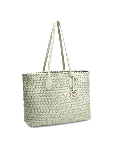 Anne Klein woven tote with pouch4