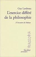 L'exercice differé de la philosophie (0000) 2864323109 Book Cover
