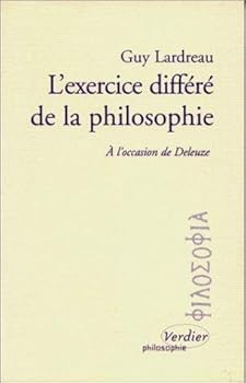 Paperback L'exercice differé de la philosophie (0000) [French] Book