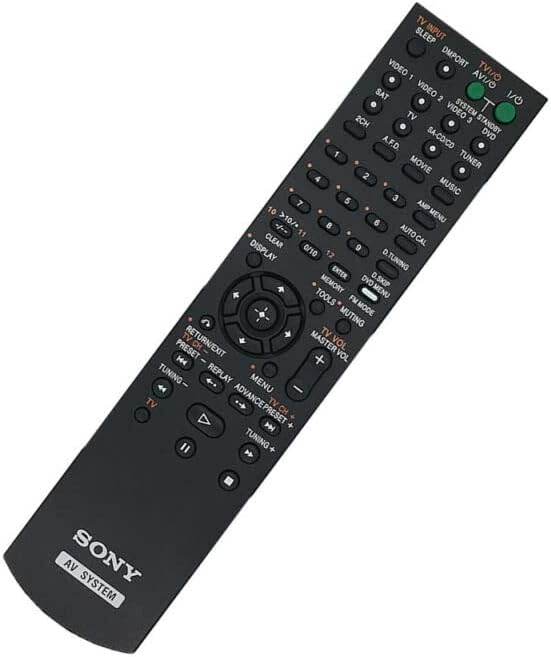 Replacement Remote Control Replace for TV/Audio/Projector for Sony STR-K900 STR-K1500 STR-K880 Digital Audio Video Receiver