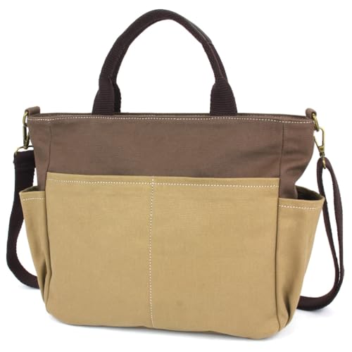 Bolso Tote Multi Bolsillos con Correa Cruzada Desmontable miniatura 4