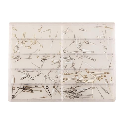 KIXZSAZ Kit de Remplacement d'aiguilles de Montre avec Coffret Rangement. Kit réparation Professionnel pour horlogers. Ce d'outils Offre la flexibilité nécessaire pour Le Remplacement des