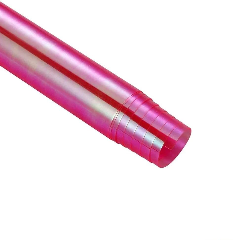 Image of WALLMATE Headlight Taillight Film Self Adhesive Smoke Film Fog Light Film Vinyl Tint Wrap Film Car&Bike Protection Film Sheet Sticker (Chameleon Pink Smoke, 24x100 inch)