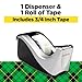 Scotch Desktop Tape Dispenser, Silvertech Two-Tone (C60-ST)
