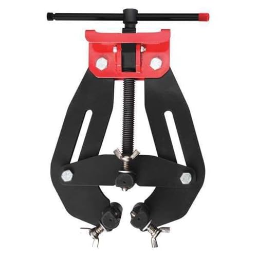 Steelman 6-inch Ultra Clamp Pipe Clamp for Welding, 2 to 6-inch Pipes, Quick-Release Button, T-Handle Rapid Adjustment, Pipe Alignment Tool