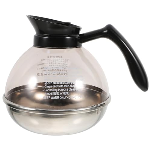 POPETPOP Stainless Pot for Stovetop Brewing Thermal Carafe Seamless Base Compatible Induction Cookers Versatile Kitchen Tool for Coffee