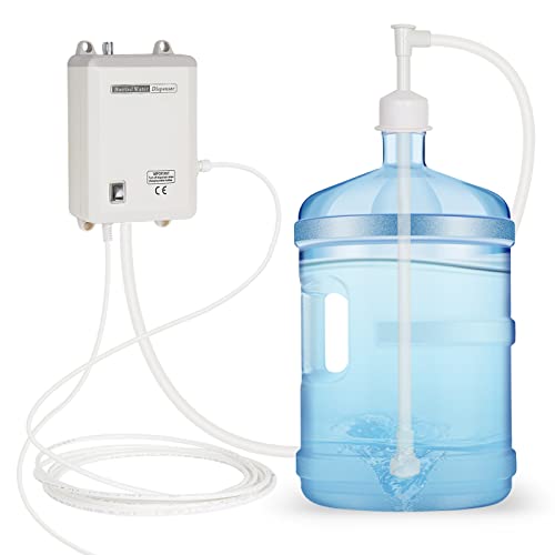 110V Water Pump for 5 Gallon Dispenser, 60 PSI, 2950 Flow, 2L, White